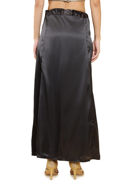 Soch Black Satin Petticoat