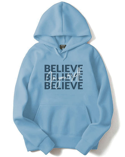 ADRO Believe in Your Self Printed Hoodie/Sweatshirt for Men