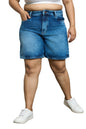 High Star WomenS Regular Shorts (Hswdts2401P_Blue_1
