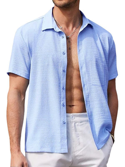 Tee Projekt Shirt for Men Stylish Popcorn Textured Shirt & Regular Fit Casual Shirt l Boys Shirts l Event Shirt
