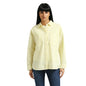 Jazz Seersucker Striped Oversize Shirt With Front Patch Pockets.
