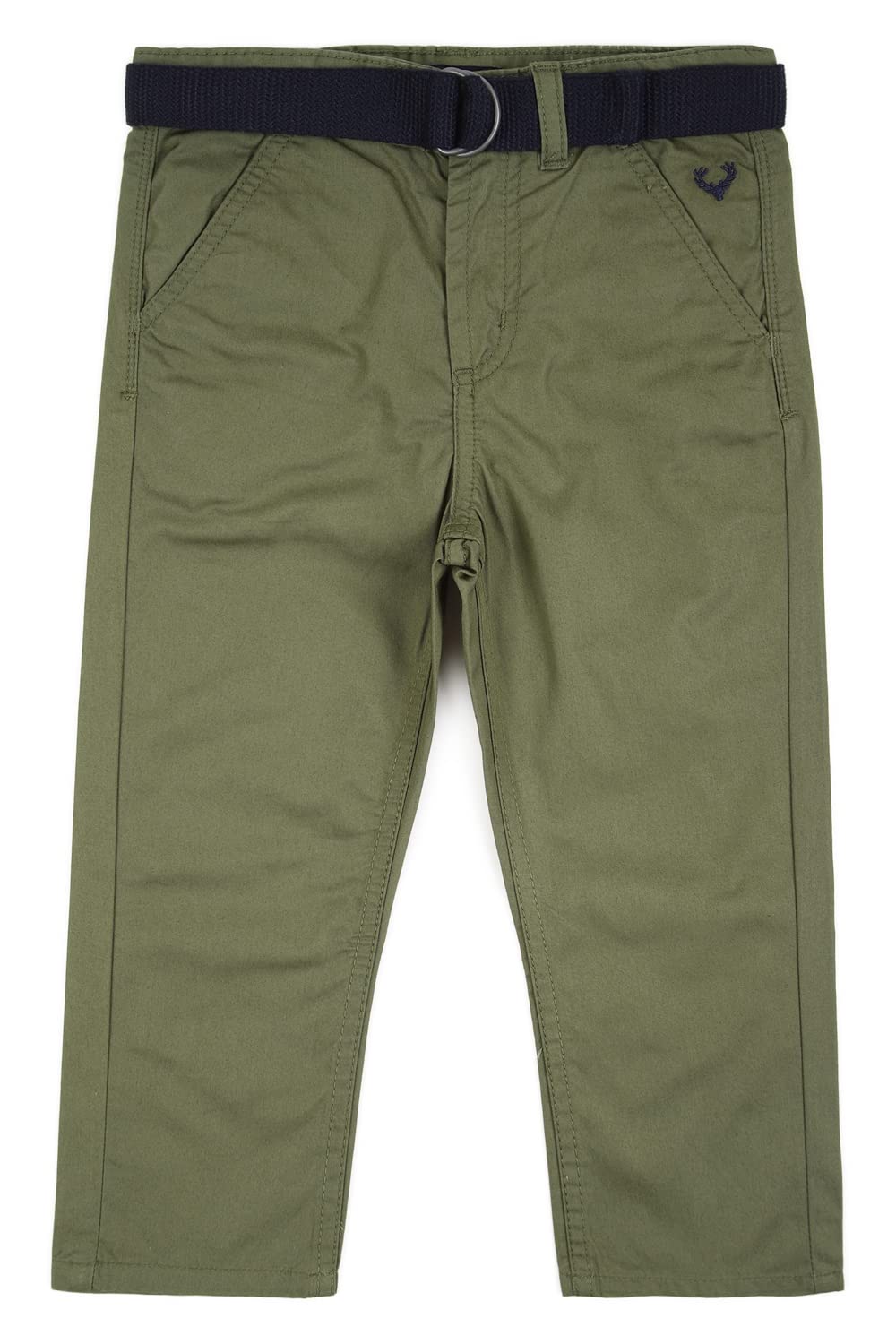 Allen Solly Boys Slim Fit Solid Pants