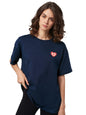 The Souled Store|Official Powerpuff Girls: Spice Navy Women and Girl Oversized T-Shirts|Half| Loose fit Graphic Printed| 100% Co