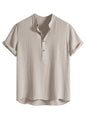 Leriya Fashion MenS Half Sleeve Casual Plain T-Shirt  Stylish & Comfortable Beige