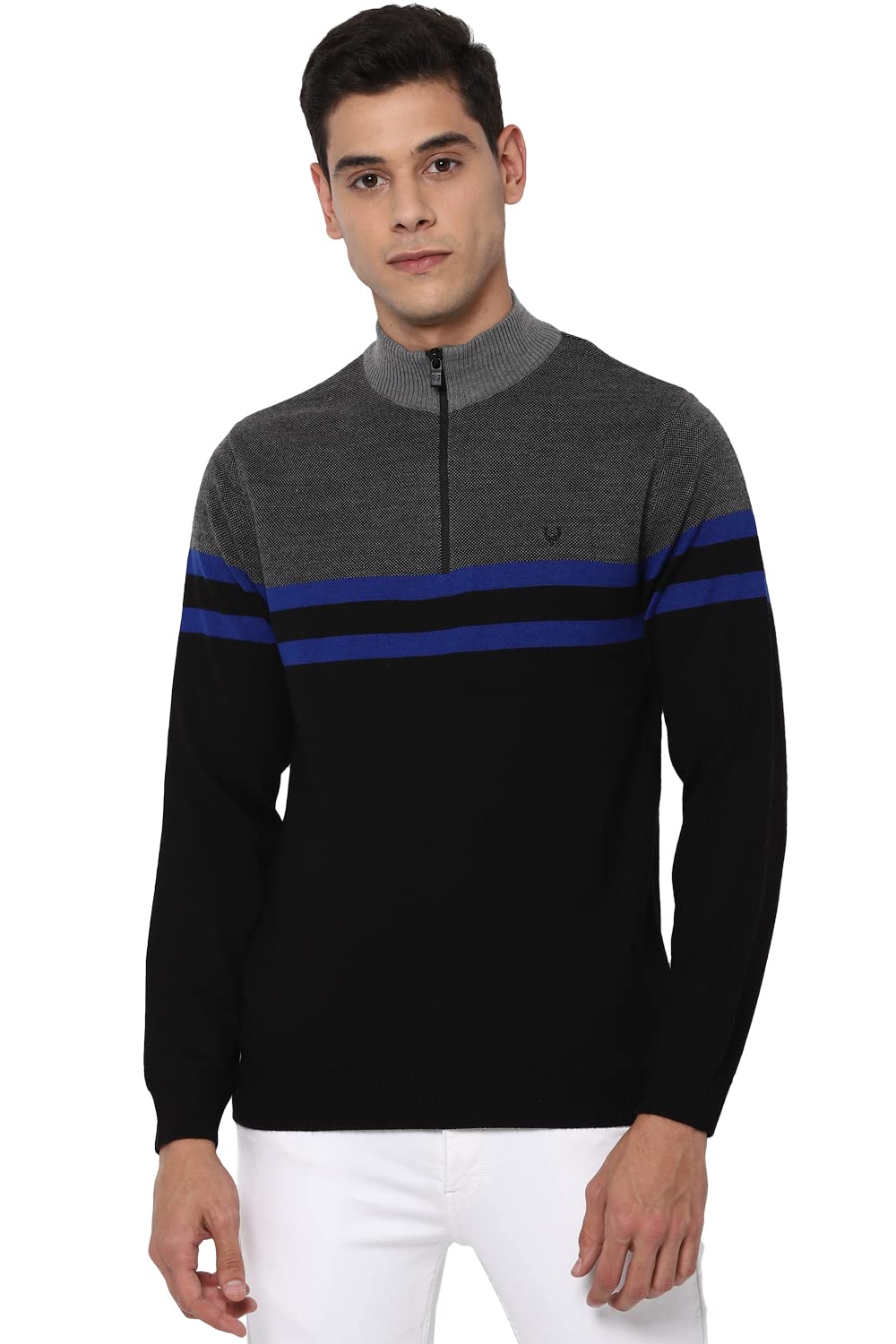 Allen Solly Men Striped Sweater