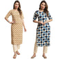 Pinkmint Kurta Set for Women ll Printed Kurti & Pant Set ll Combo Kurta Set ll (Pack of 2)