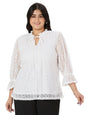 Style Quotient Women White Lace top