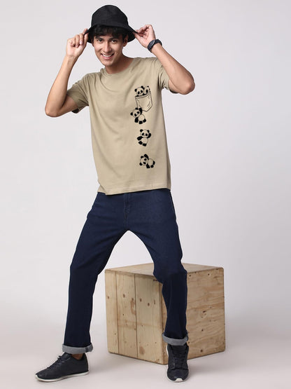 ADRO Tshirt for Men | Printed T Shirt for Men | 100% Cotton T-Shirt |Printed T Shirt | T-Shirts | RN24-POC