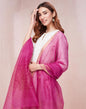 Fabindia Cotton Silk Blend Woven Magenta Women Dupatta (Size-Free Size, 2123753MAGENTA)