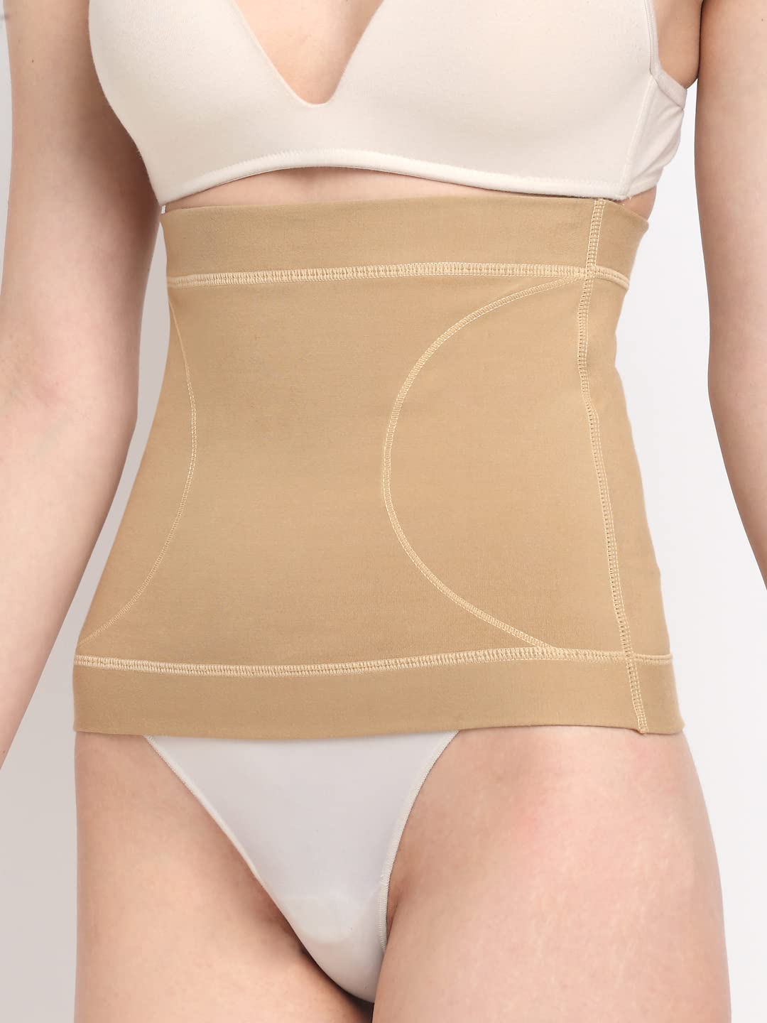 Shasmi Womens High Waist Shapewear with Anti Rolling Strip Tummy Control Tucker Waist Slimming Panties Women Shapewear Underwea
