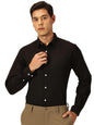 Thomas Scott Slim Fit Solid Formal Shirt for Mens Ash Black