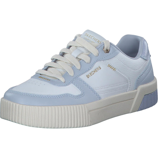Skechers Women Court Classics Jade Best In Class Skyblue Casual Shoes