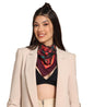 Greciilooks WomenS Crepe Silk Square Scarf