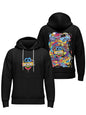 Veirdo Mens Fleece Hooded Neck Sweatshirt for Casual Wear