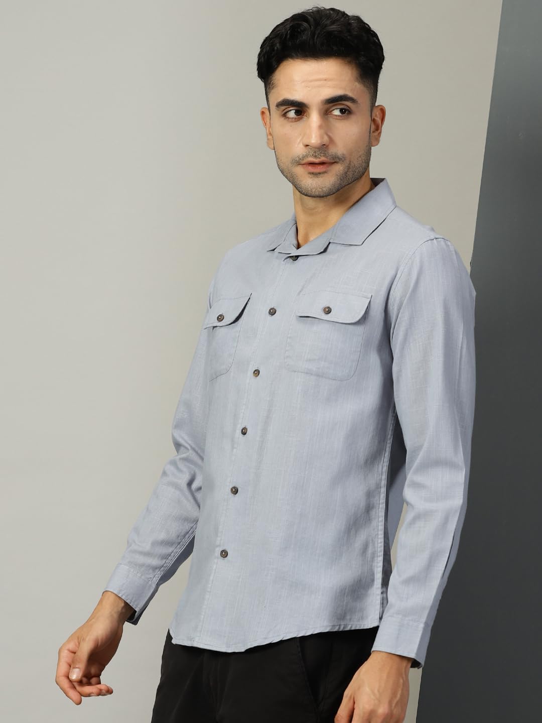 Thomas Scott Double Pocket Regular Fit Long Sleeve Casual Tshirt for Mens