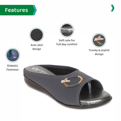 ORTHO JOY Fancy doctor slippers | Soft slipper for women | Comfortable footwear for women stylish