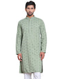 Jompers Mens Embroidered And Sequins Kurta Pyjama Set