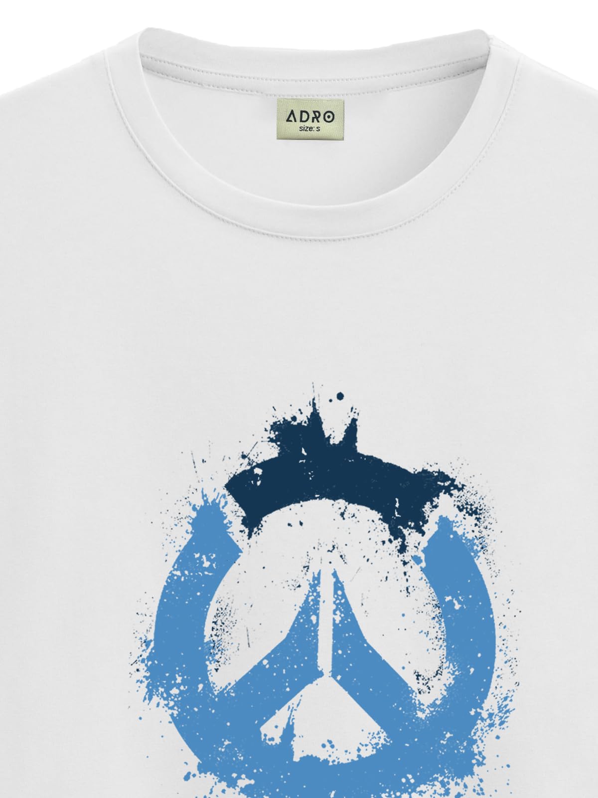 ADRO Mens Printed T-Shirt for Men | R22-M-PC-WH