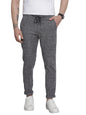 The Indian Garage Co Men Slim Fit Solid Mid-Rise Jogger Trousers Black