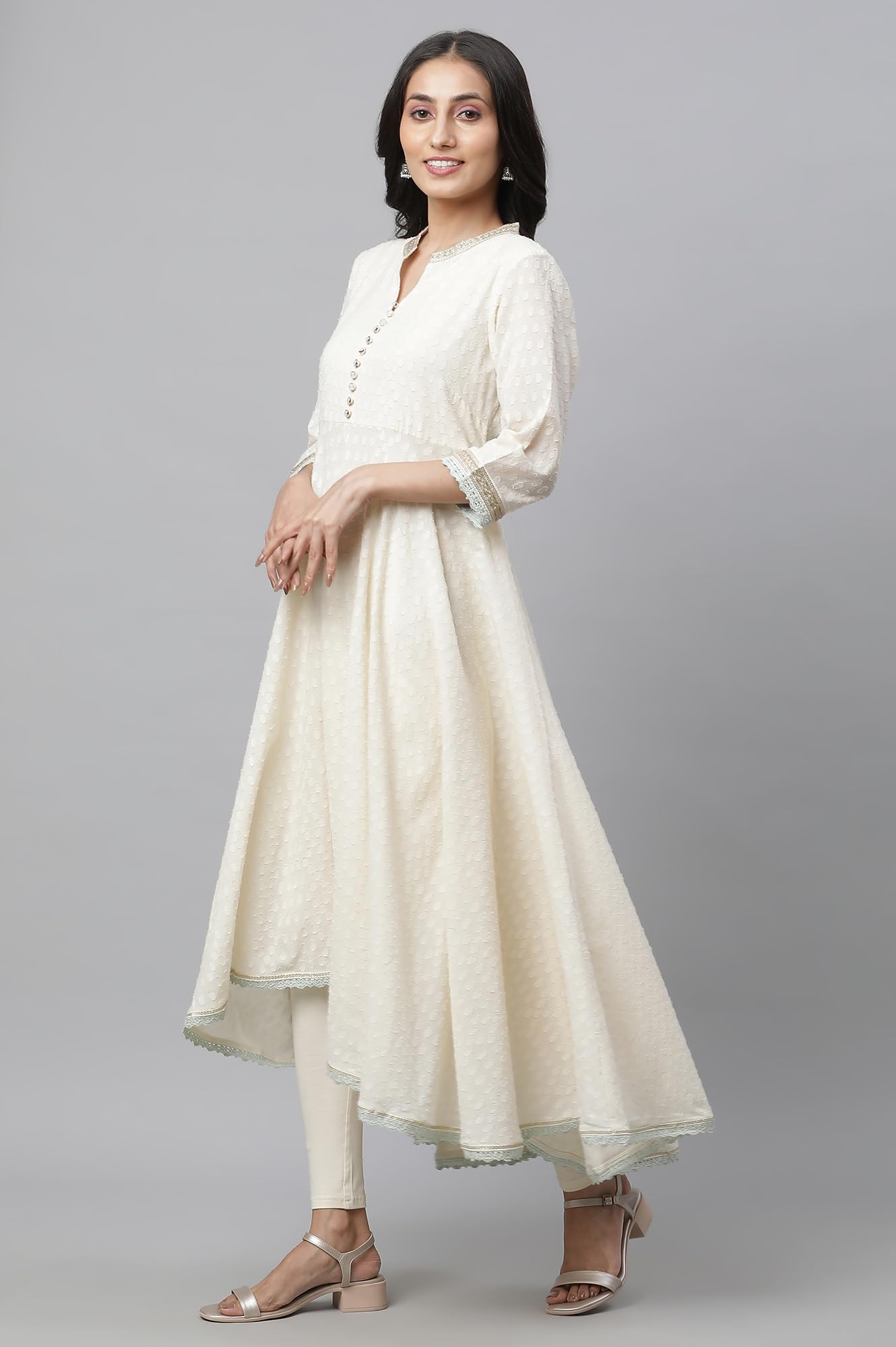 Aurelia Women's Cotton A-Line Suit Set