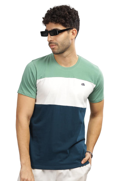 ADRO Tshirt for MenMulti Color T-Shirt for MenCotton T-ShirtMens TshirtRN8-24-PTWHSB
