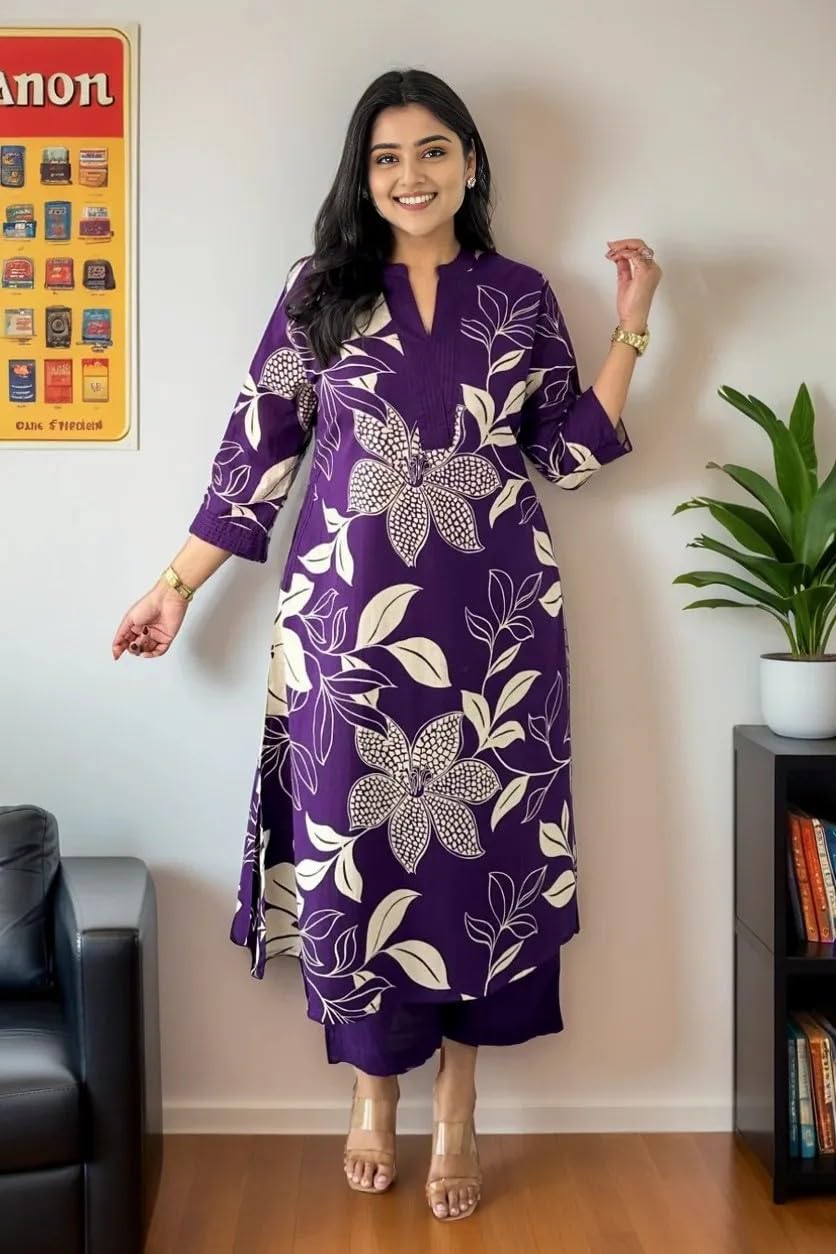 Fashion Basket Wedani Cotton Printed Kurta Set For Women