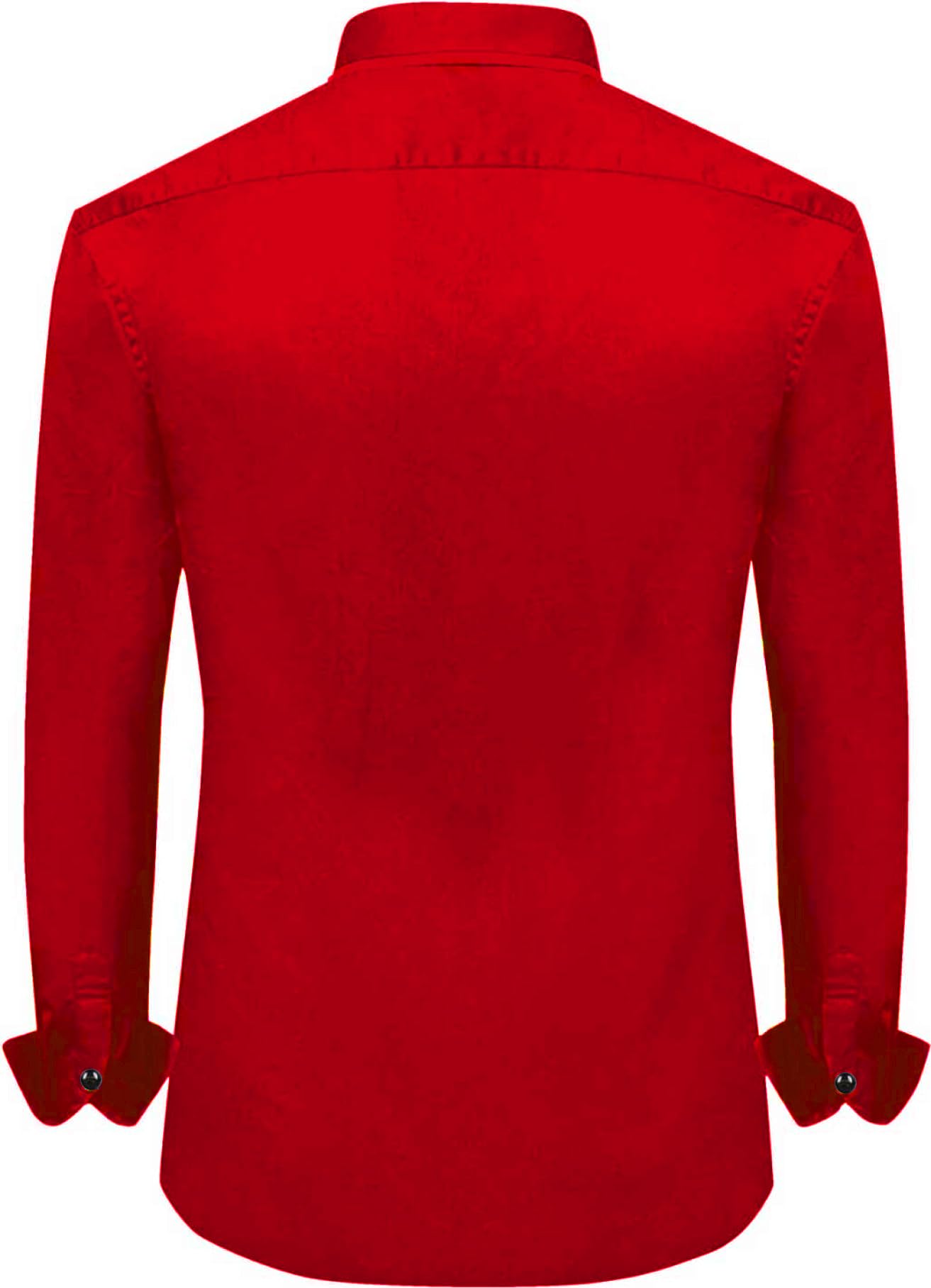 Rebelify Double Pocket With Flap Men Cargo Cotton Shirt Red