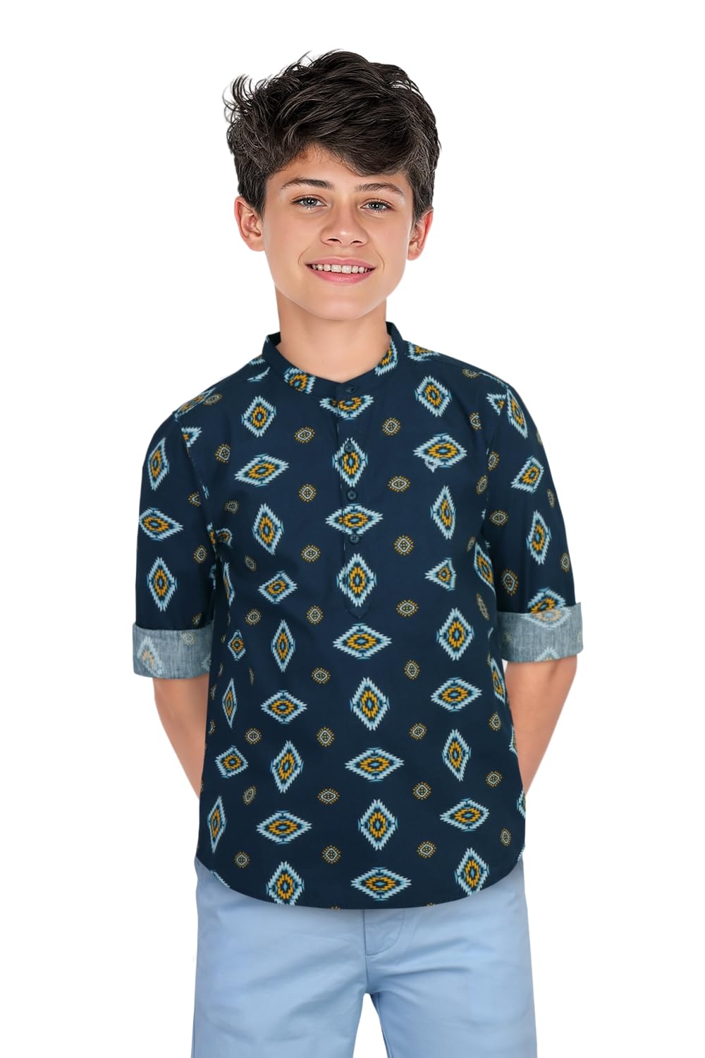 Allen Solly Boys Regular Fit Printed Casual Formal Cotton T-Shirt