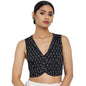 Fabindia Women Ikat Woven Sleeveless Blouse Cotton_36