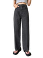 Kotty WomenS High Rise Solid Regular Jeans Dark Grey