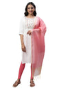 White Zari Embroidered Festive Kurta (Size: 2XL)-24AUA13845-602408