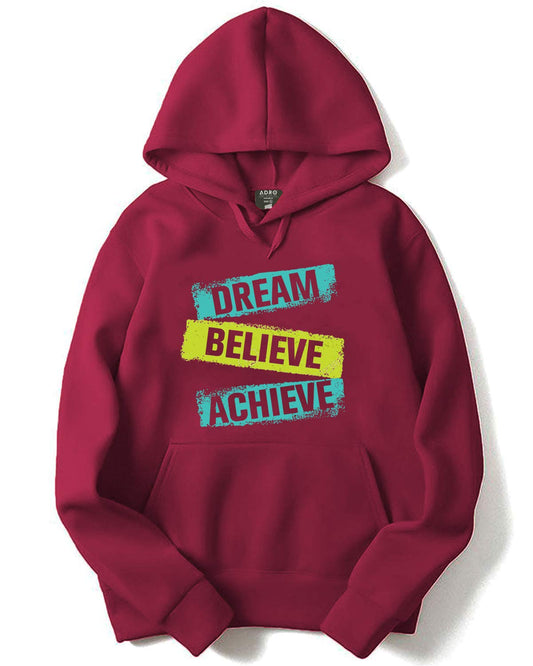 Adro Printed Hoodies/Sweatshirts For Men & Women (H-M-Dbaa-Mr_Maroon_S)