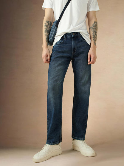 Dennis Lingo Mens Blue Pure Cotton Relaxed Fit Mid-Rise Casual Jeans DLMJNMJJ24003_in