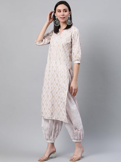 Libas WomenS Cotton Kurta Sets (6923_Pink