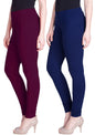 Lyra Cotton Premium Churidar Leggings For Women (Pack Of 2)