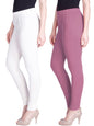 Lyra Cotton Premium Churidar Leggings For Women (Pack Of 2)