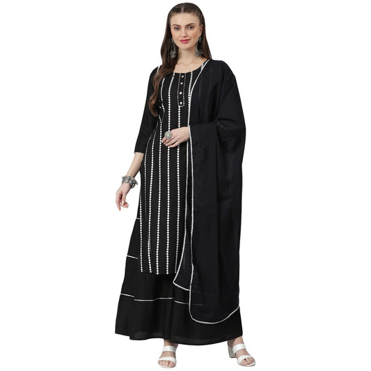 Stylum Women's Cotton Blend Rayon Kurta Set