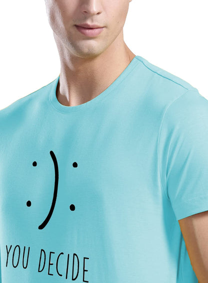 ADRO You Decide Mens Printed T-Shirts (RNR-M-DEC-MI_Mint)