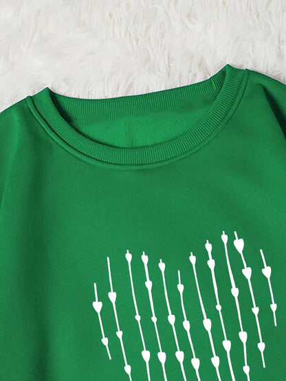 Kotty Women Full Sleeve Round Neck Printed Sweatshirt