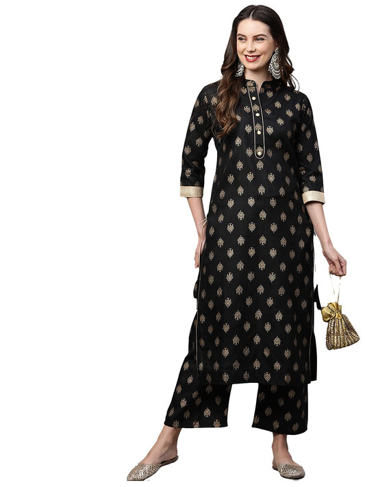 GoSriKi Women's Kurta With Palazzo