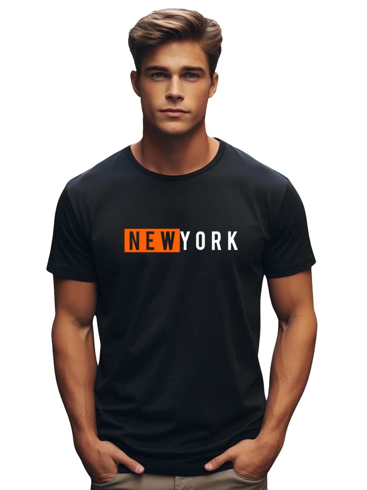 ADRO Tshirt for Men | Printed T Shirt for Men | 100% Cotton T-Shirt |Printed T Shirt | T-Shirts | RN24-NKY