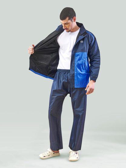 Lux Venus Tapping Rain Coat Set For Men