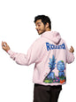 Bewakoof Official Rick and Morty Merchandise Mens Graphic Print Oversized Fit Full Sleeve Fleece Hoodies