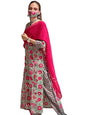 ANNI DESIGNER Women's Cotton Blend Printed Straight Kurta with Pant (TGI-BRC-2004)