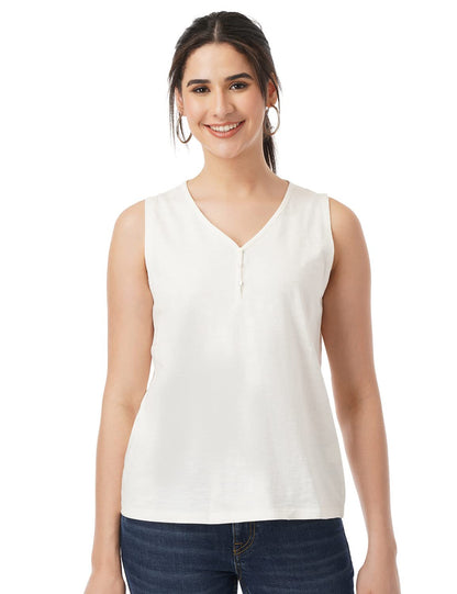 Fyltr WomenS Solid Regular Fit Blouse (Fylss23Wkt-003_Ecru Beauty
