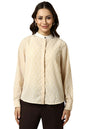 Allen Solly Women Regular Fit Printed Formal Full Sleeve Shirt