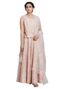 W for Woman Women's Cotton Blend Top, Skirt, Dupatta