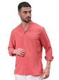 The Indian Garage Co Mens Relaxed Fit Textured Resortwear Sweater