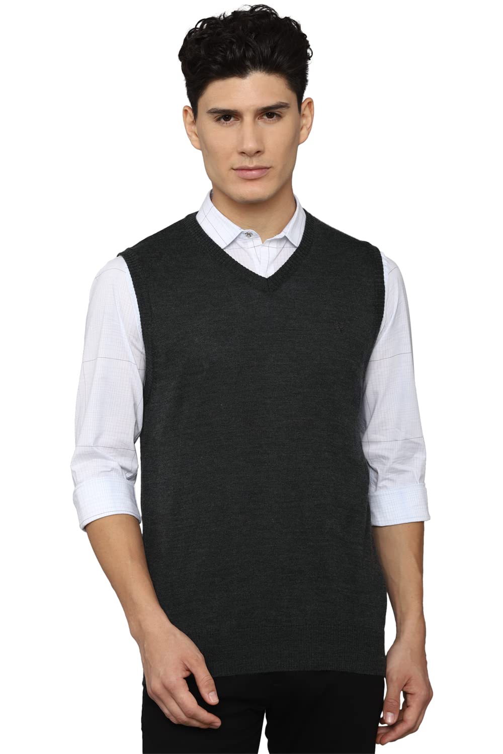 Allen Solly Men Solid Casual Sweater