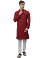 Jompers Mens Chikankari Embroidered And Sequins Kurta Pyjama Set